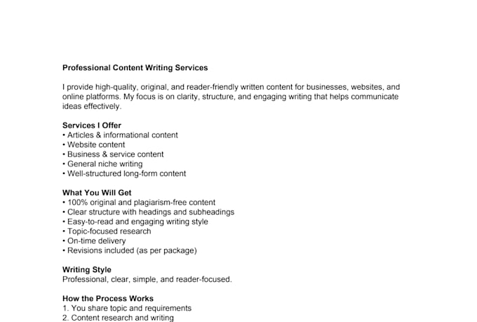 write SEO content writing for blogs and websites