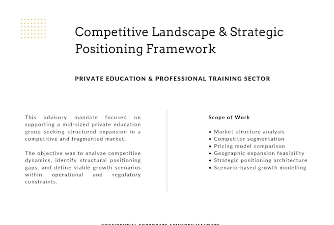 create a professional business strategy for you