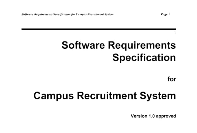 write software engineering project documentation, srs, and reports