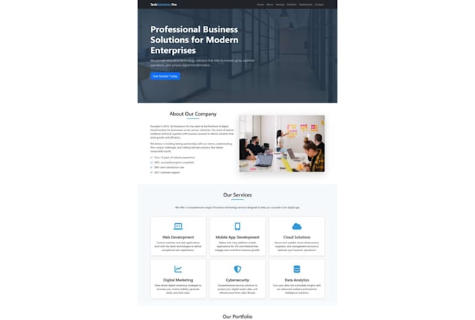 create a modern responsive website using HTML CSS js bootstrap angular