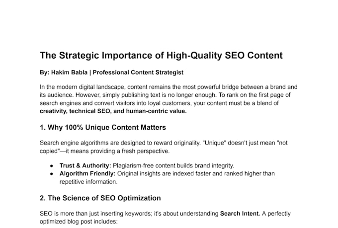 write strategic SEO blog posts for startup growth