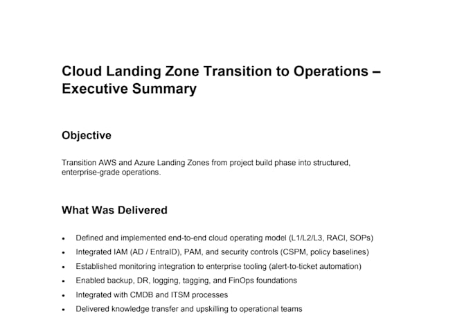 design your IT operating model, governance, and support structure