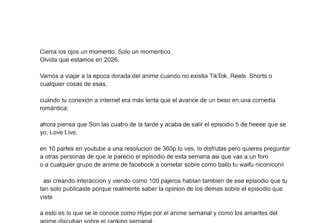write your scripts in spanish