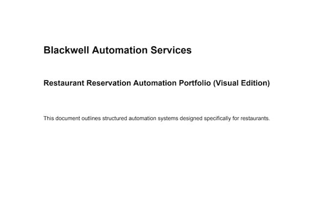 set up and automate your restaurant reservation system