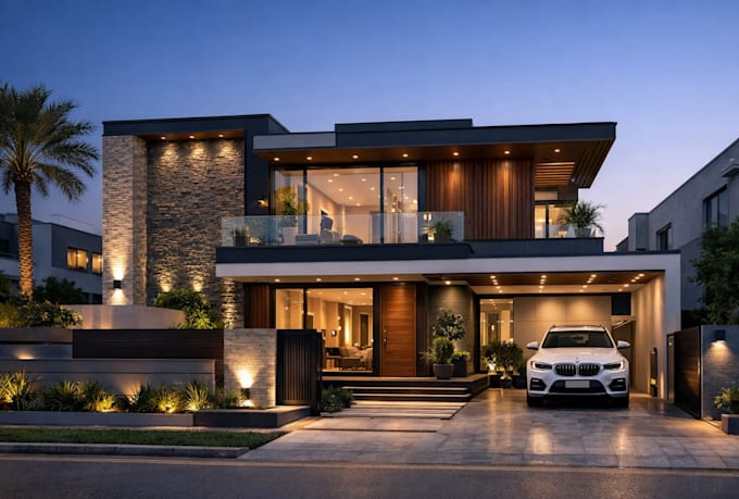 architectural 3d model and planning