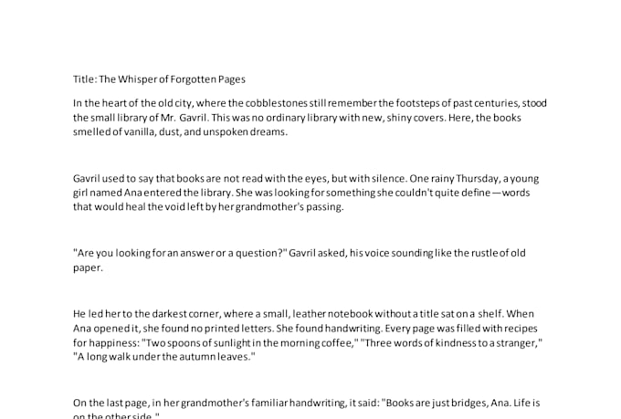write a capttivating creative story