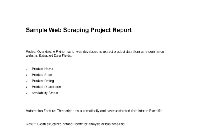 create python automation scripts, web scraping