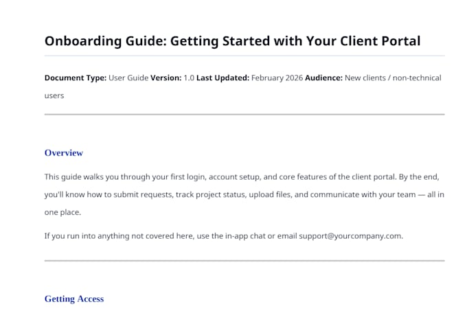write technical docs, user guides, and business proposals