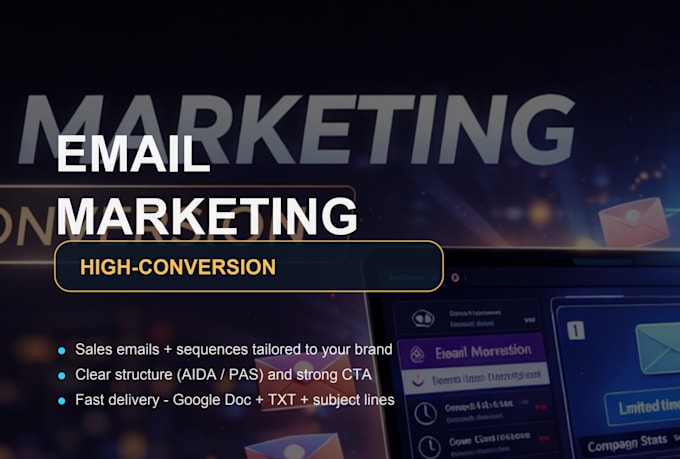 write high converting sales emails or email sequences