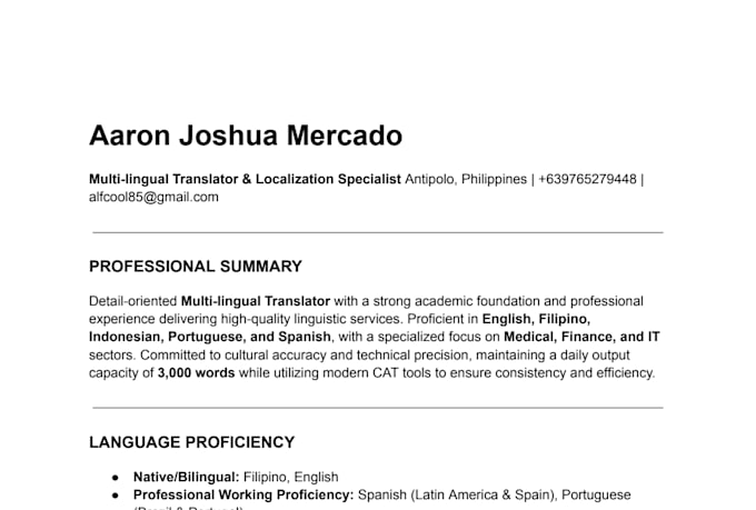 translate with accuracy and consistency