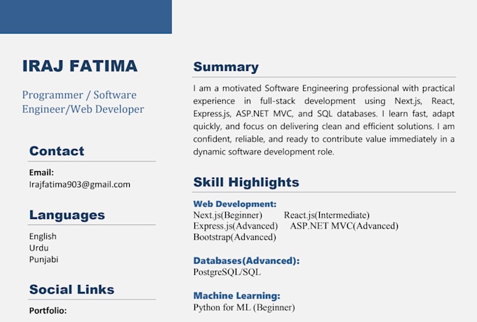 do website development as full stack web developer, front end, backend developer