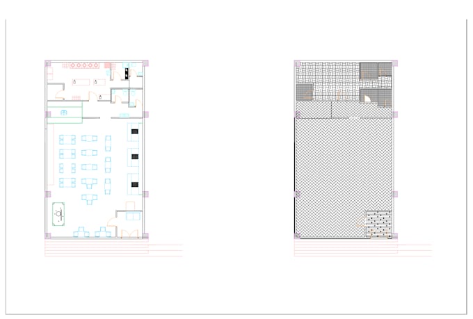 do 2d floor plan with furniture layout