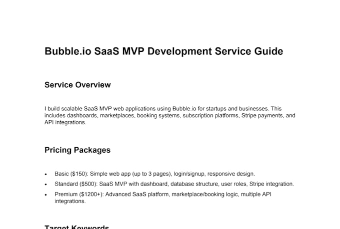 build bubble io website app, bubble developer mvp and bubble saas