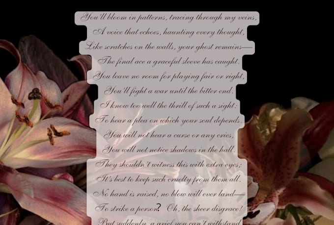 write a poem on any topic