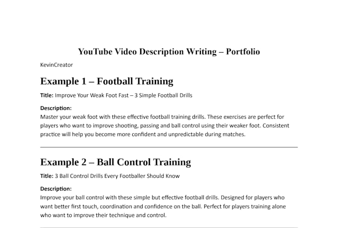 write engaging SEO youtube video descriptions