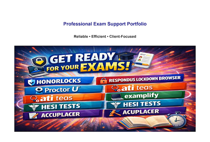 proctor u, honorlocks, nursing, respondus, examplify, teas