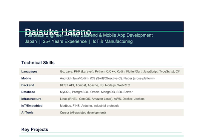 develop your web backend or mobile app