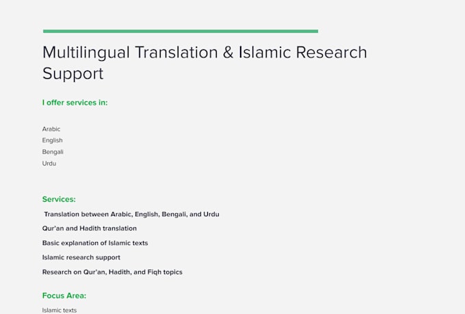 translate arabic islamic texts and provide quran hadith research
