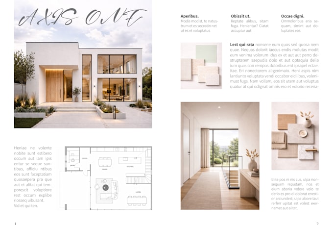 create real estate brochures for rentals and marketing
