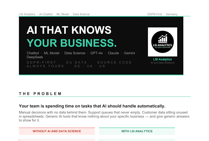 boost your business with ai, chatbot, deepseek and data science project
