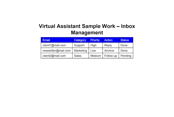 be your virtual assistant for admin tasks