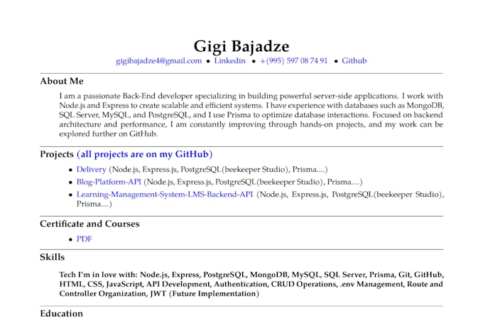 develop a professional rest API