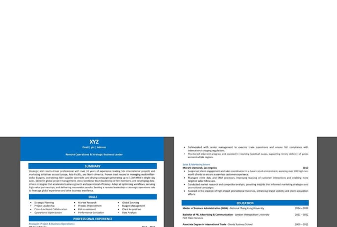 write an ats optimized resume, CV, cover letter and linkedin profile