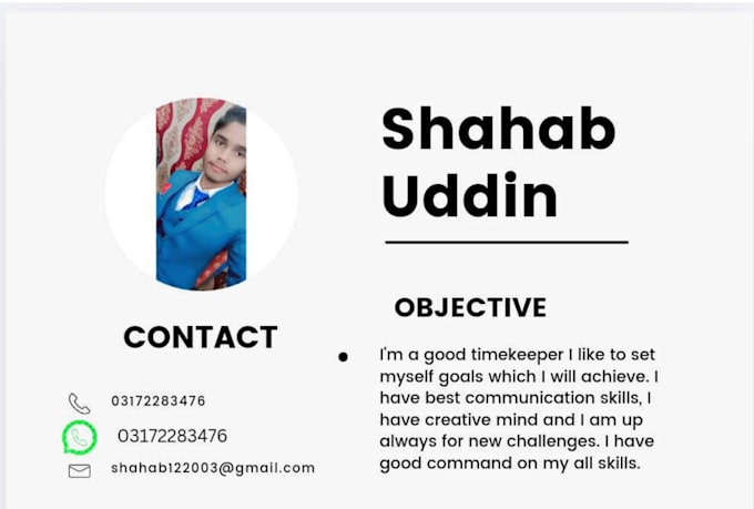 design a professional ats resume and CV