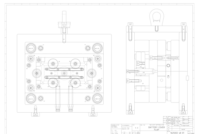 injection mould design for the dfm