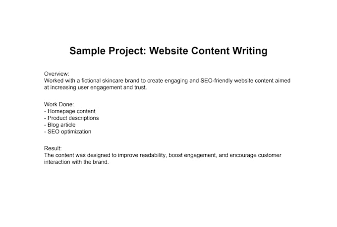 do engaging and SEO friendly content writing