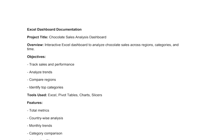 create excel dashboard, sales analysis and reports