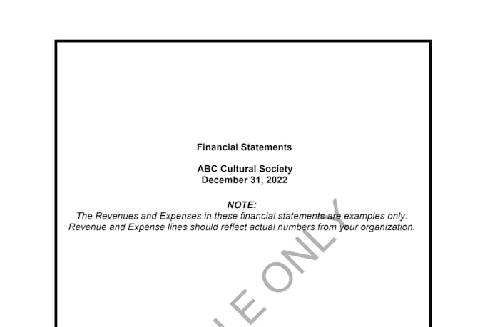 prepare ifrs and ias compliant financial statements