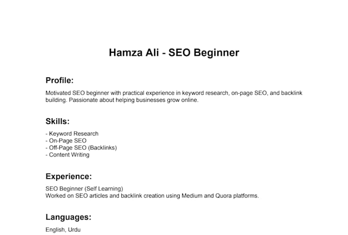do SEO keyword research for your website fast