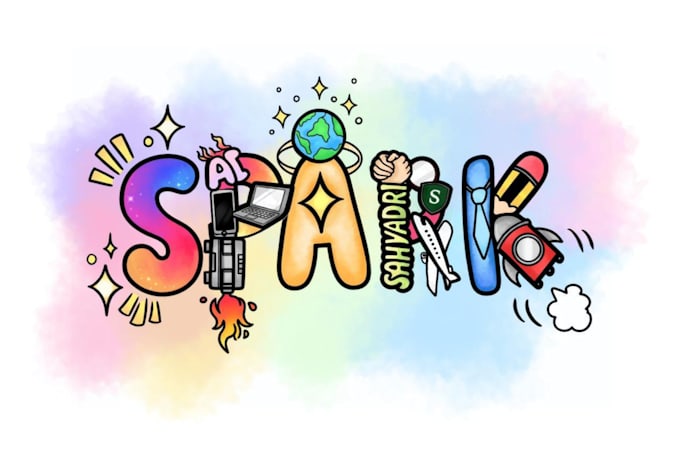 turn your text into a custom illustrated logo