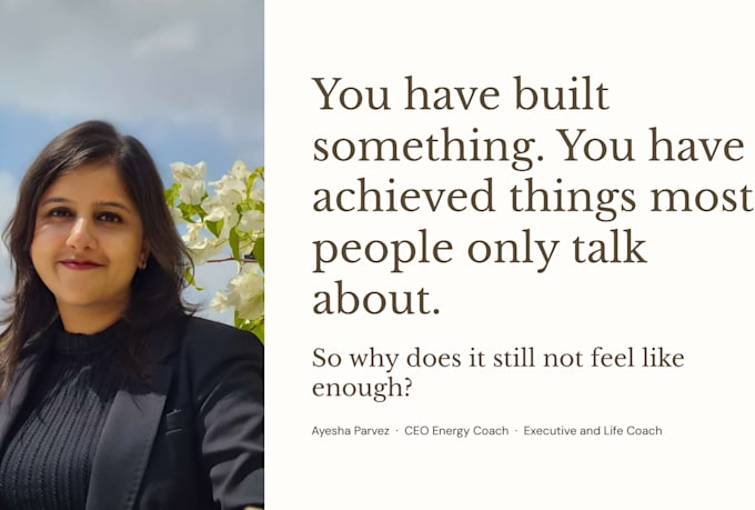 coach high achievers to succeed while staying fulfilled