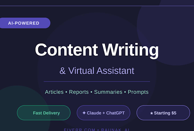 write content, reports and summaries using ai tools