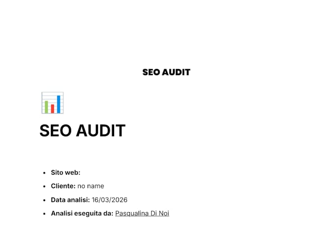 analyze your website SEO and provide an action plan