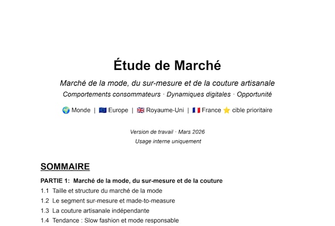 conduct market research and competitive analysis