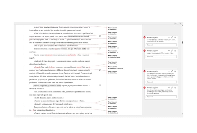 edit your italian novel