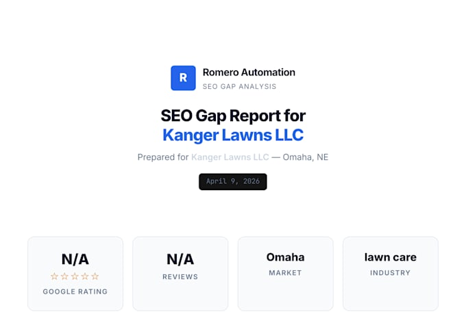 audit ai and google search visibility for local business