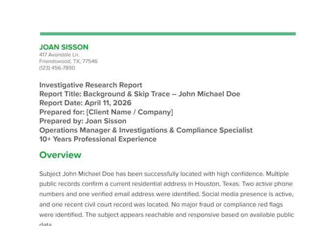 do professional osint investigations