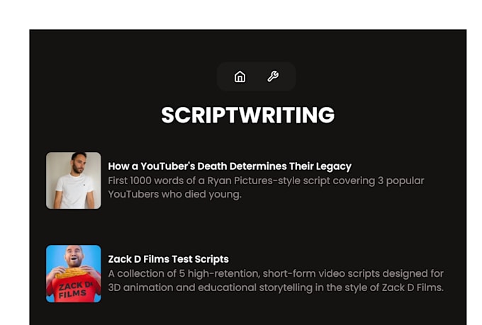 write engaging youtube scripts