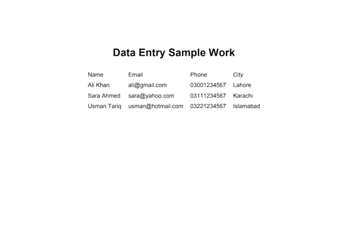 do data entry work fast