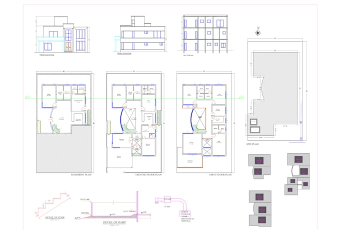 create architectural drawings in autocad and revit
