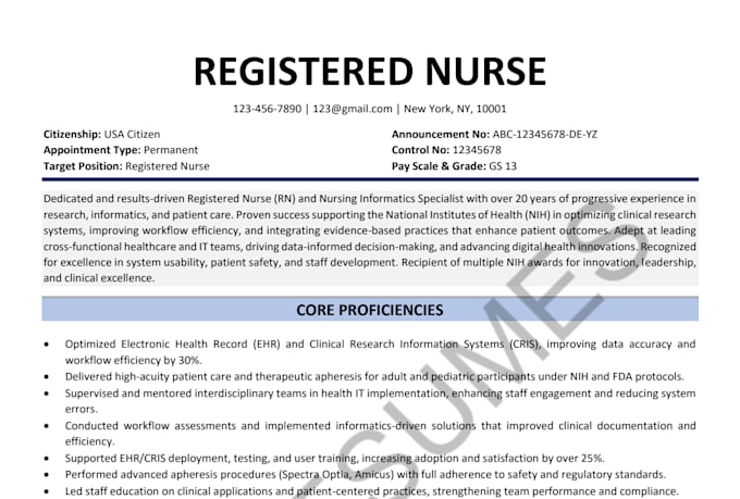 Deliver ats federal resume writing service, ksa, ecqs, mtqs, ptqs for ...