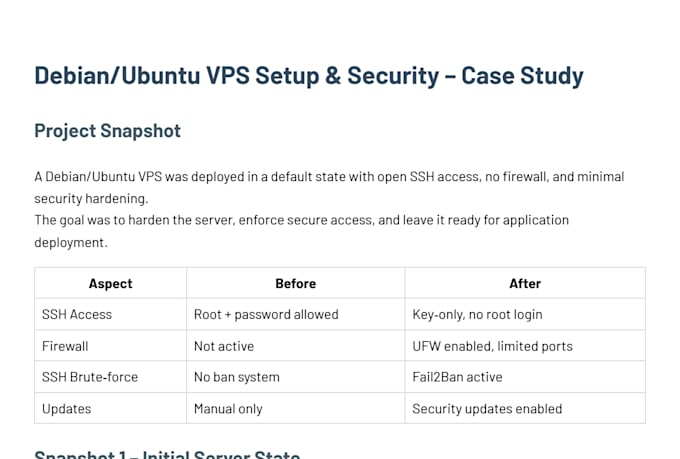 setup and secure your debian or ubuntu vps server