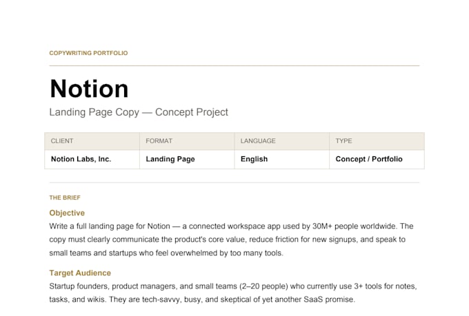 write compelling sales copy for your business