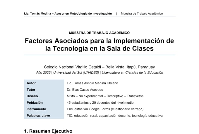 review of thesis methodology