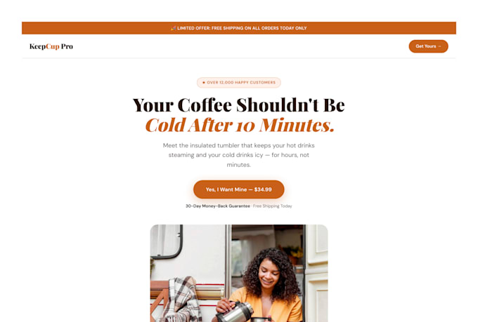 craft a problem solving sales page