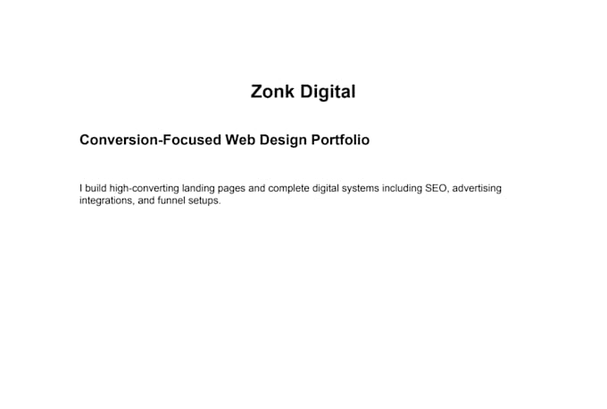 build a conversion focused landing page for coaches and consultants